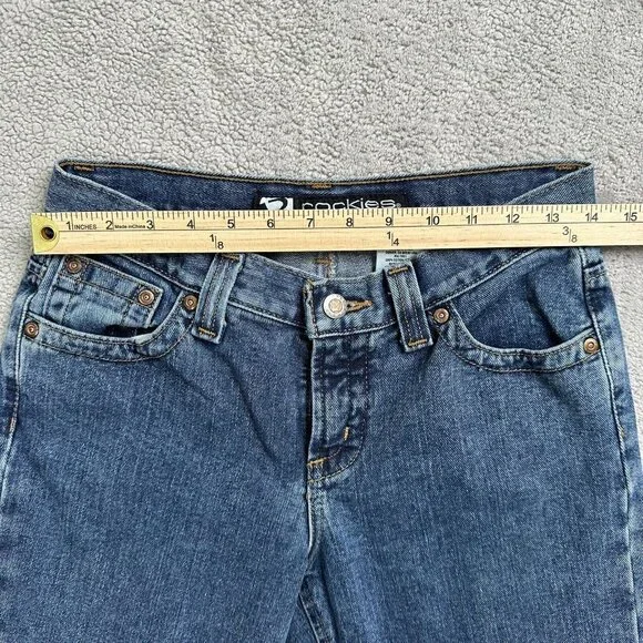 Rockies Women's Relaxed Low Rise Western Denim Jeans Size 4 L Tall Blue - Picture 7 of 13